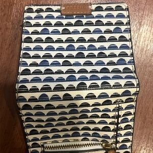 Fossil Navy and Royal Blue Leather Wallet